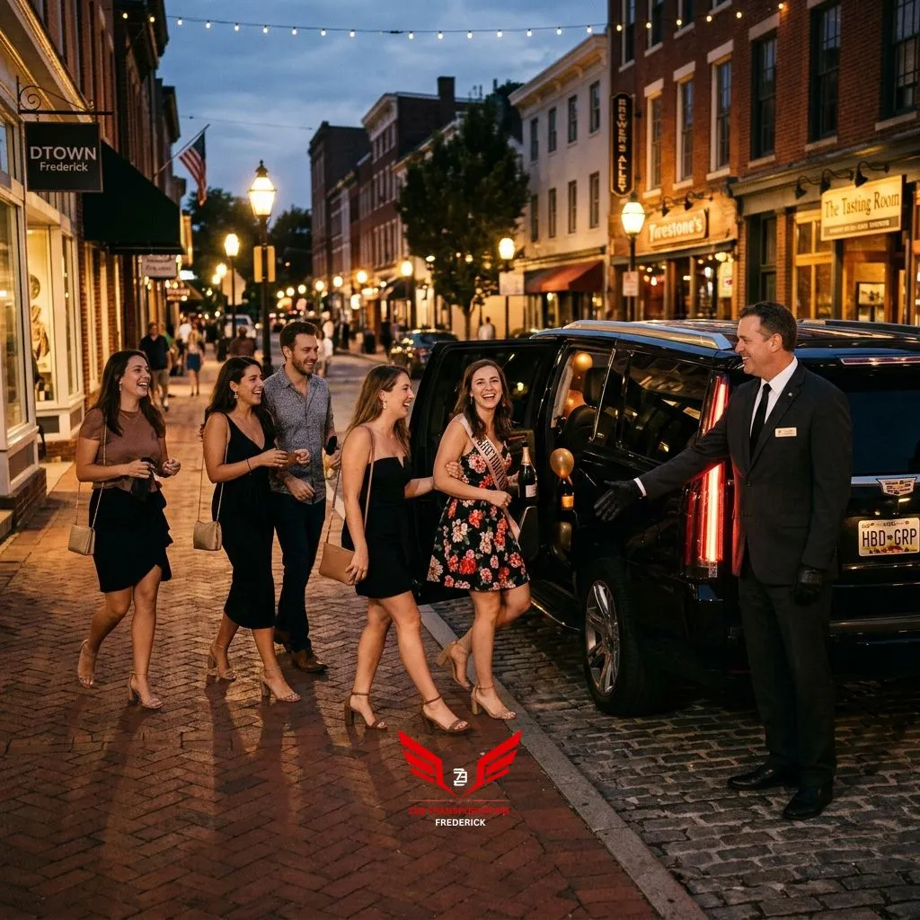 Professional chauffeur and luxury vehicles for Birthday Limousine Service Frederick