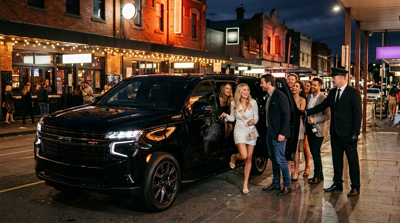 Luxury SUV for Bachelor and Bachelorette Party Limo Service Brunswick