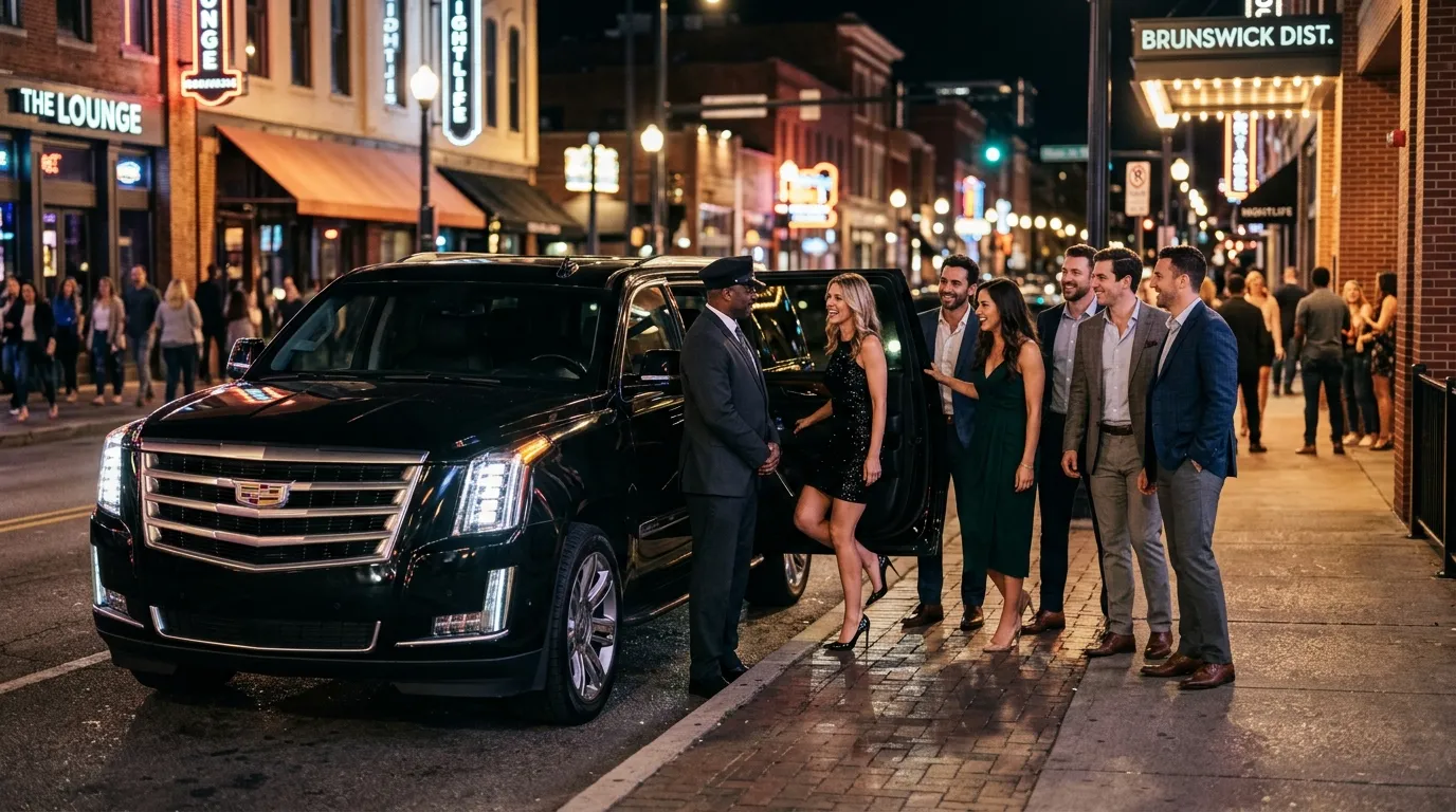 Luxury SUV providing Bachelor and Bachelorette Party Limo Service Thurmont.