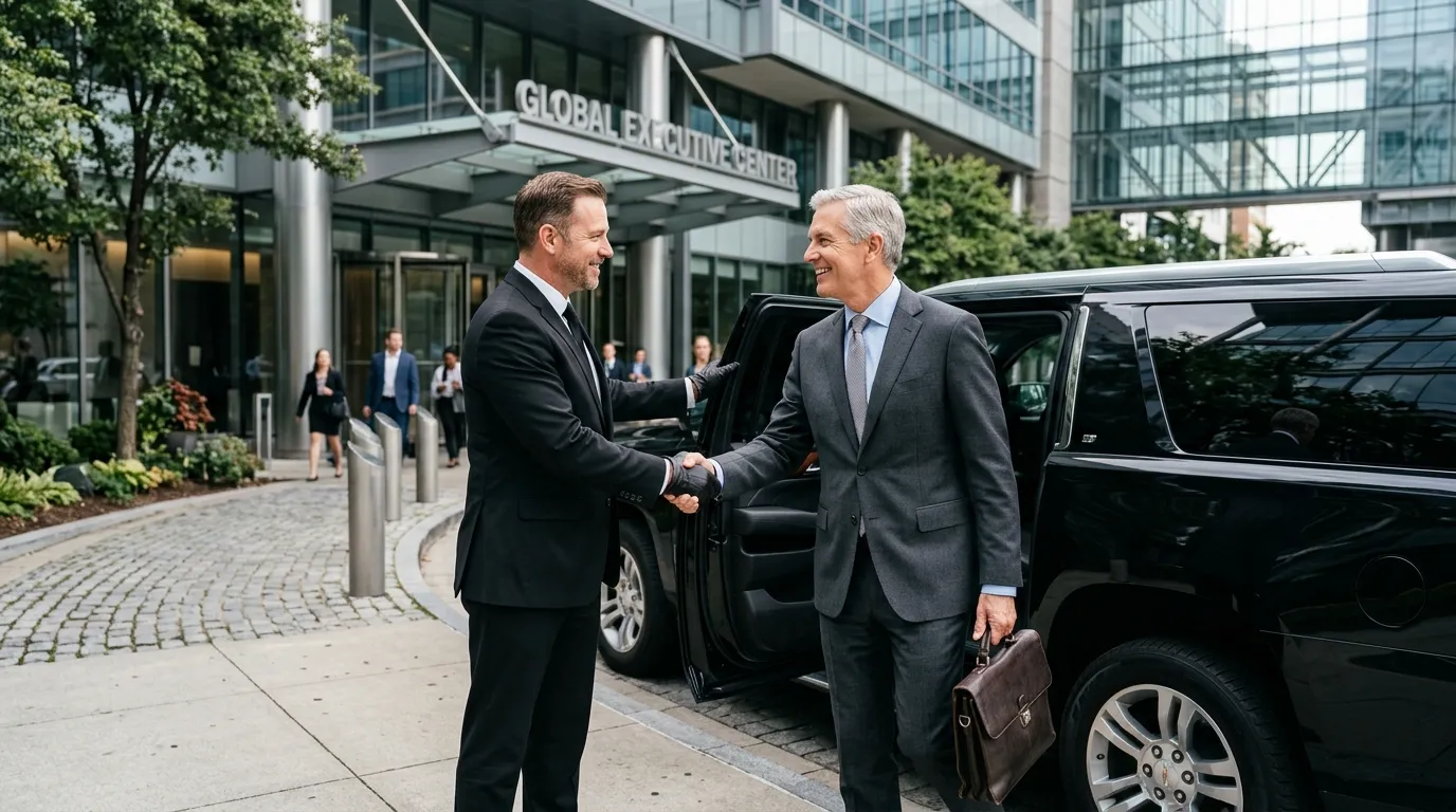 Corporate client pickup service in Frederick Maryland.