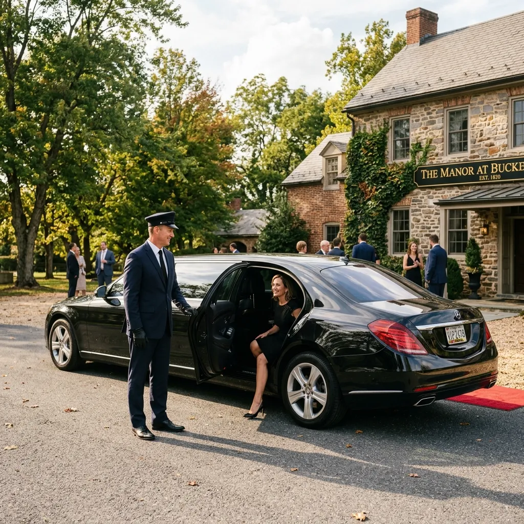 Professional Buckeystown Limousine Service with luxury limousine and chauffeur for weddings and special events.