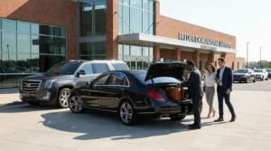 Luxury sedan and SUV for private airport transfer service in Frederick Maryland